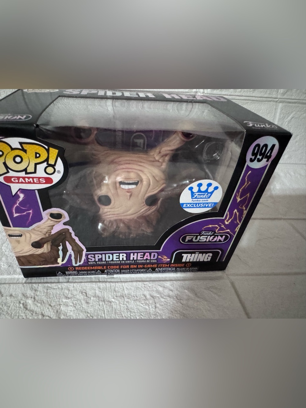 NEW-Funko Pop! The Thing Spider Head #994 Exclusive Funko Fusion Vinyl